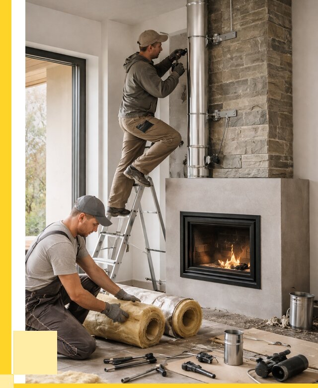 Монтаж дымоходов для каминов в Люберцах от 15782 р. ЭриданЛюб