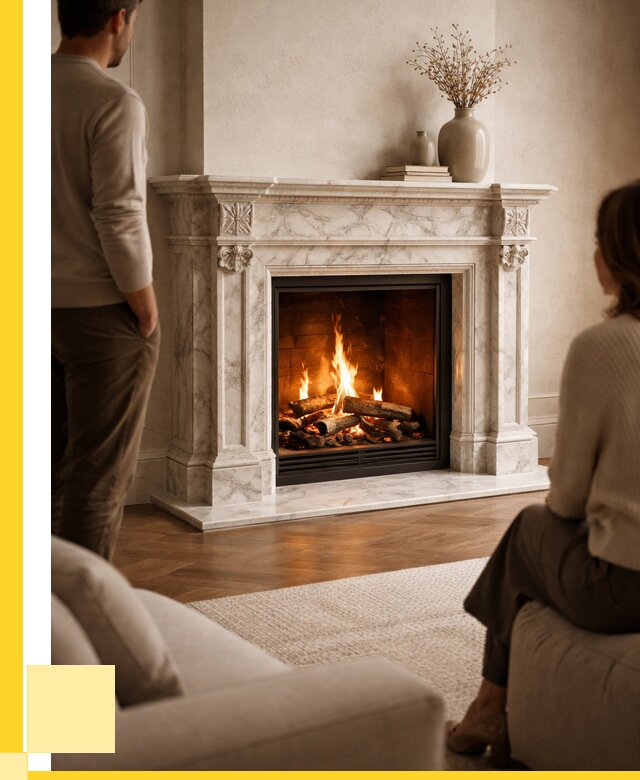 Мраморные камины под ключ в Люберцах от 263025 р. | ЭриданЛюб