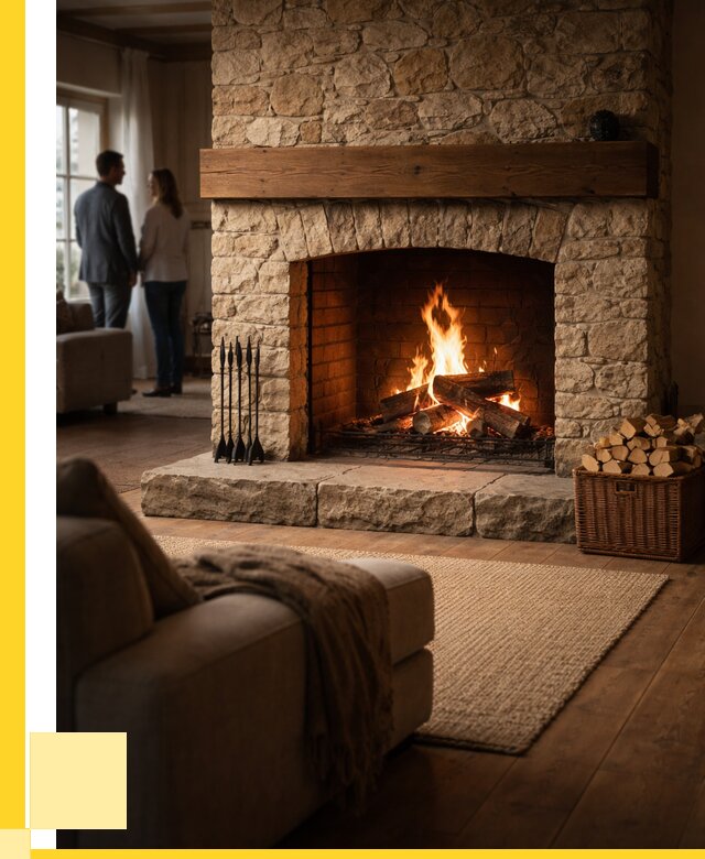 Открытые камины под ключ в Люберцах от 157815 р. ЭриданЛюб