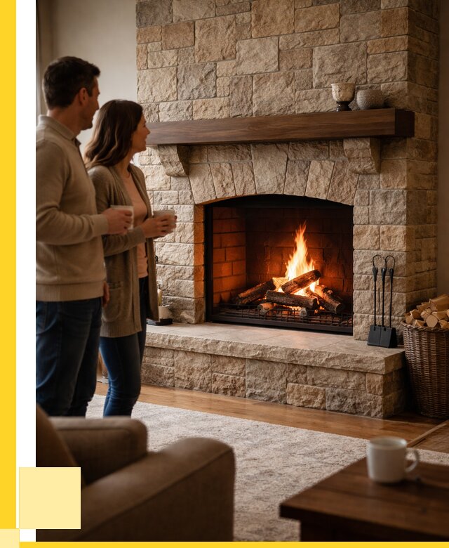 Каменные камины на заказ в Люберцах от 189378 р. | ЭриданЛюб