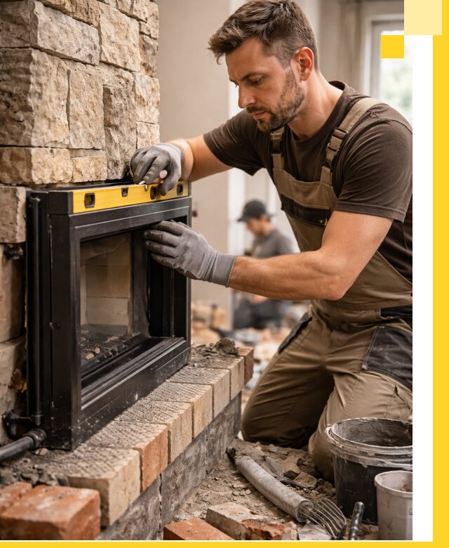 Дровяные камины под ключ в Люберцах: монтаж, обустройство