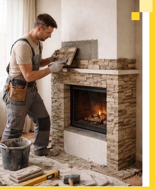 Изготовление и монтаж каминов для дома под ключ в Люберцах