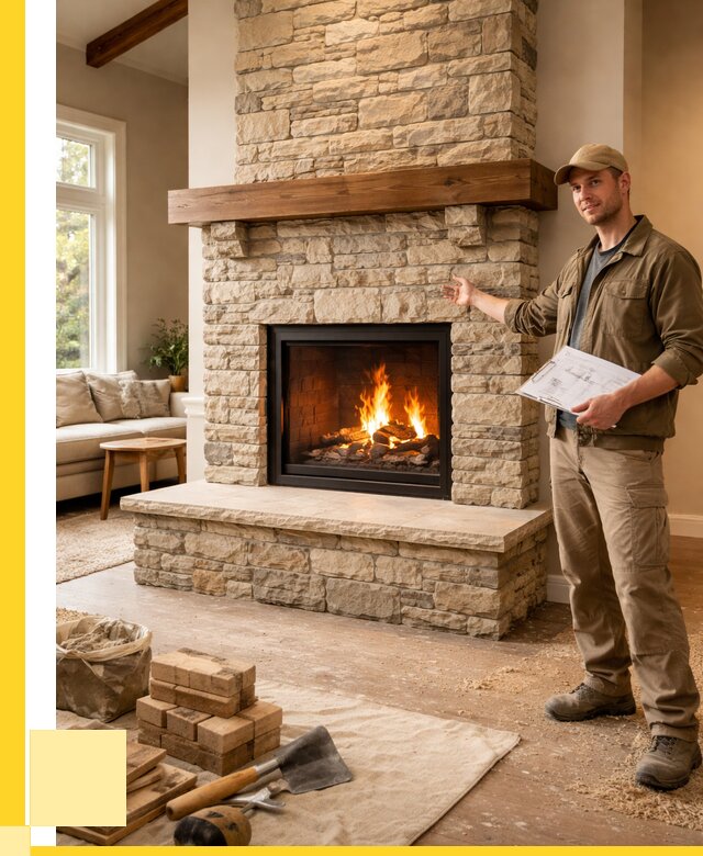 Камины под ключ в Люберцах от 189378 р. | ЭриданЛюб — установка