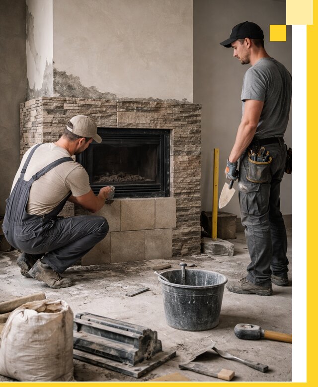 Камины под ключ в Люберцах: проект, изготовление и монтаж