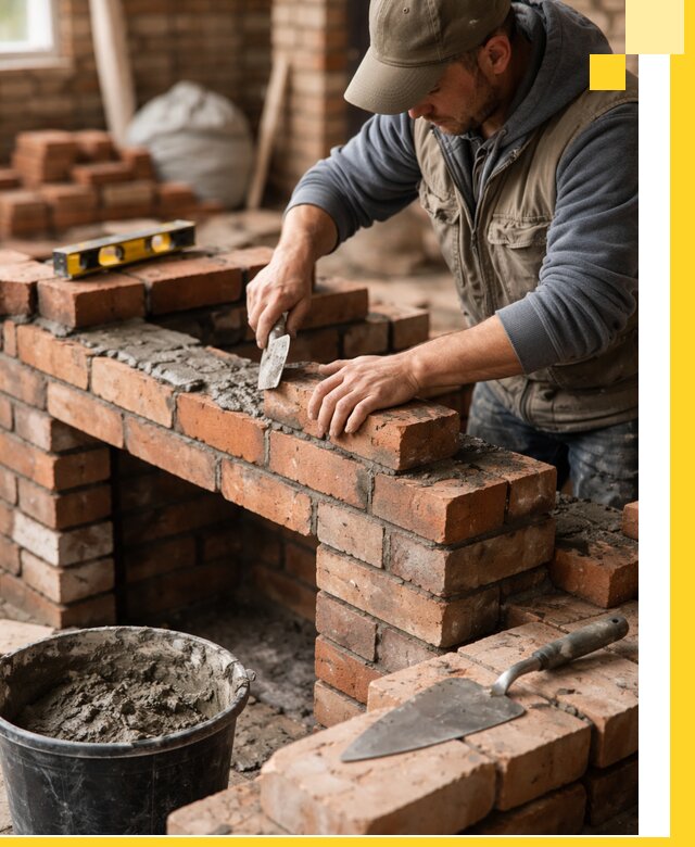 Кладка каминов под ключ в Люберцах профессиональная отделка и монтаж