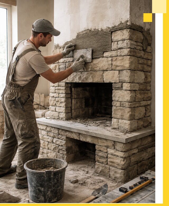 Строительство каминов под ключ в Люберцах от проектирования до монтажа