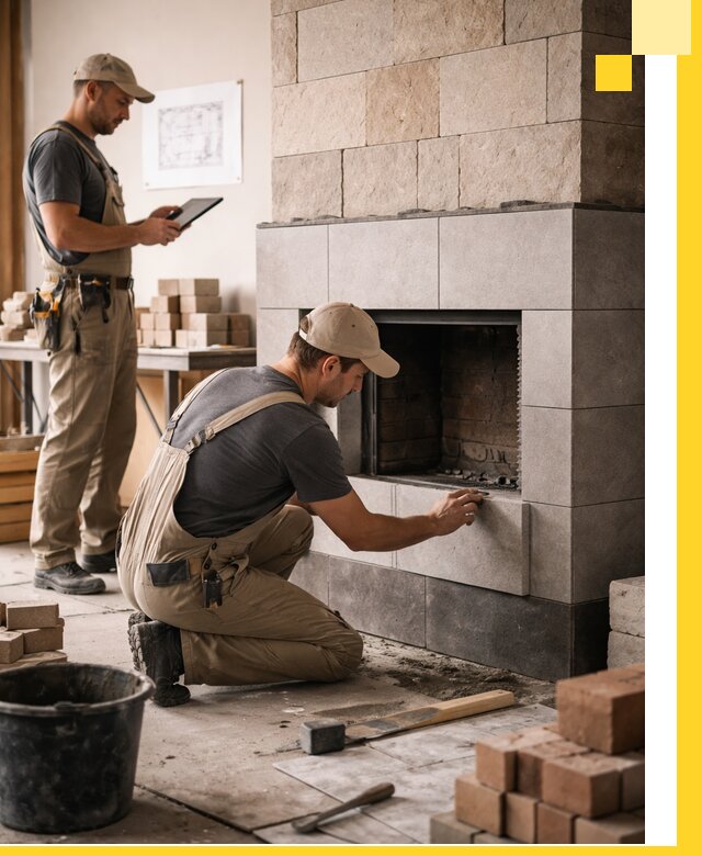 Индивидуальные проекты каминов и каминных систем в Люберцах