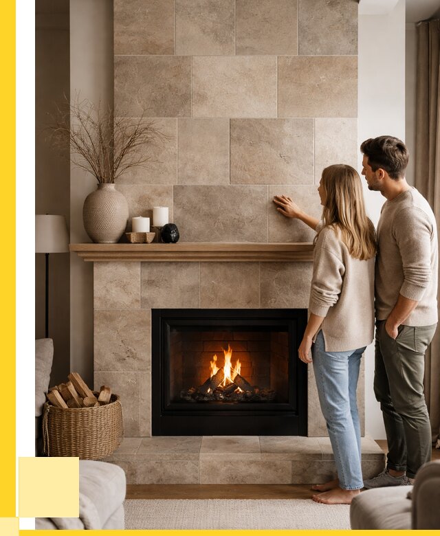 Облицовка каминов керамогранитом в Люберцах от 4734 р. | ЭриданЛюб