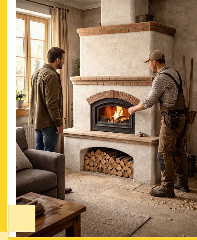 Печи камины в Люберцах: кирпичные, изразцовые от 63126 р. | ЭриданЛюб