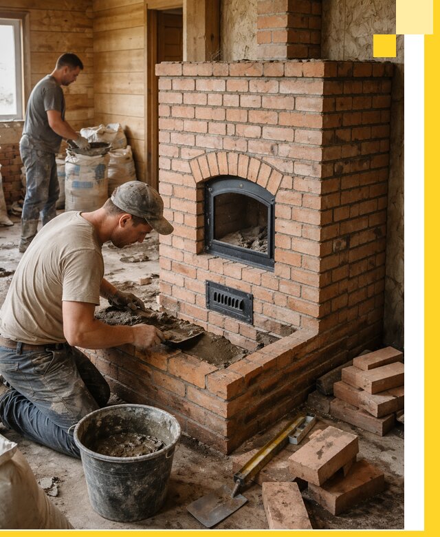 Профессиональное строительство печей в Люберцах под ключ