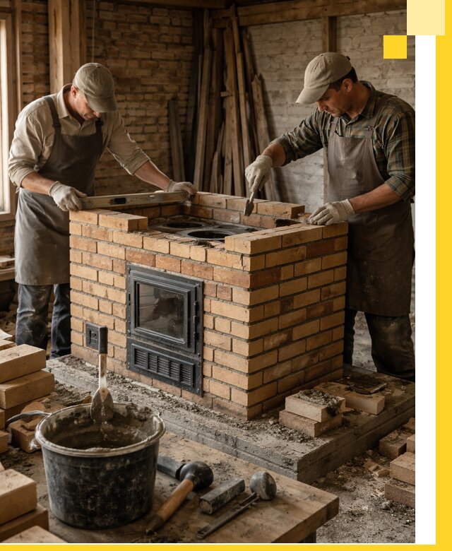 Изготовление и установка варочных печей под ключ в Люберцах