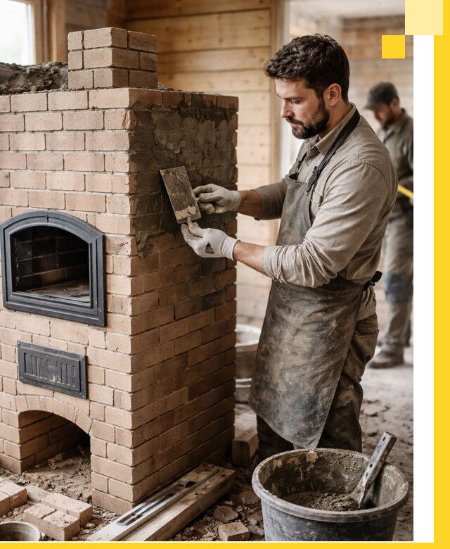 Изготовление и установка печей-шведок под ключ в Люберцах