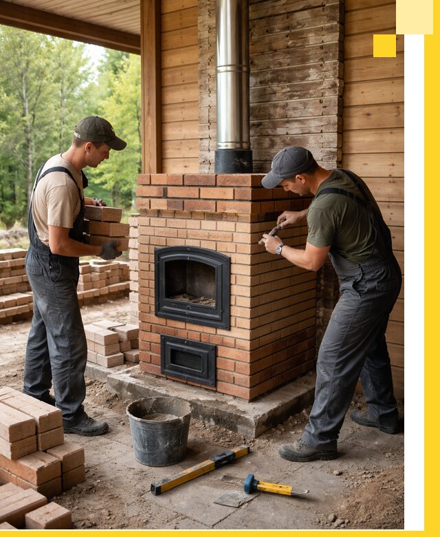 Производство и установка дачных печей под ключ в Люберцах