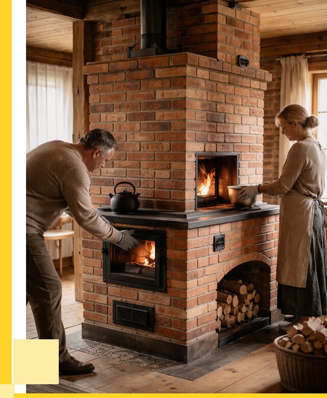 Печи для загородного дома под ключ в Люберцах от 84168 р. | ЭриданЛюб