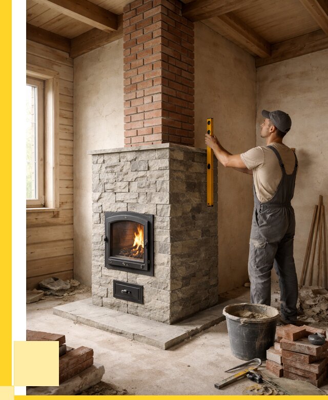 Печи и дымоходы под ключ в Люберцах от 47345 р., ЭриданЛюб