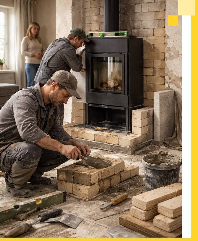 Печи и камины под ключ: проект, установка в Люберцах