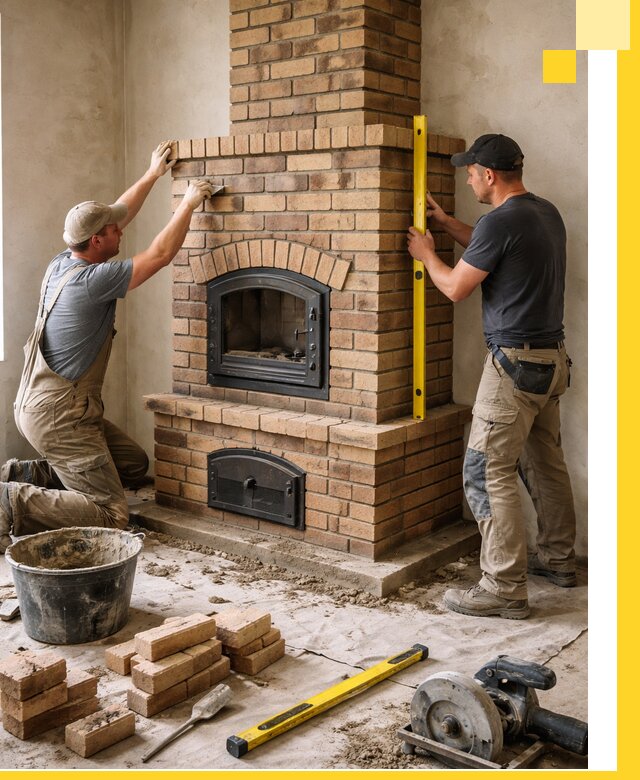 Продажа и установка печей и каминов для дома под ключ в Люберцах