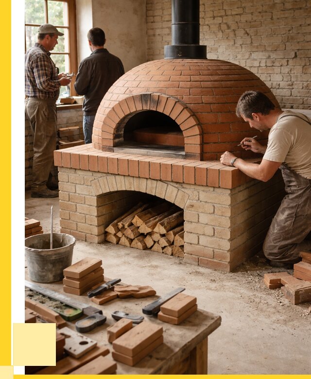 Помпейская печь дровяная для пиццы в Люберцах | ЭриданЛюб от 210420 р.