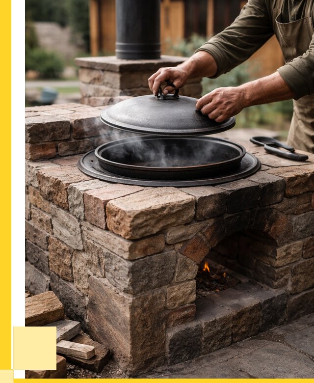 Печи для казана в Люберцах по цене от 18938 р. | ЭриданЛюб