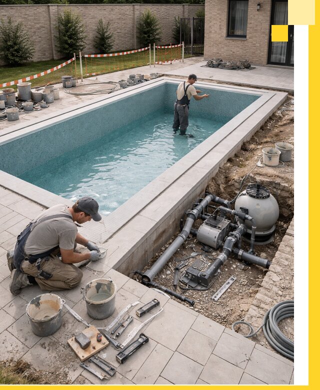 Строительство бассейнов под ключ в Люберцах: проекты и монтаж