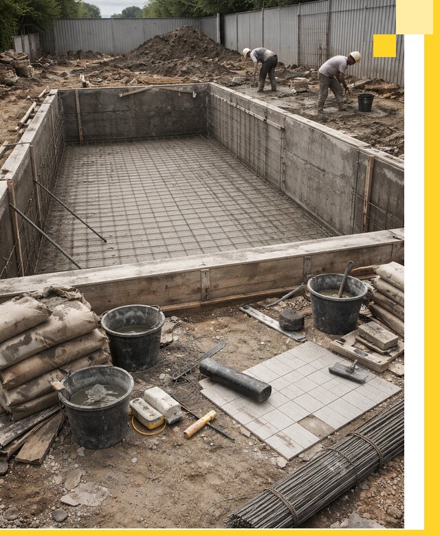 Строительство бассейнов под ключ в Люберцах, дизайн и монтаж