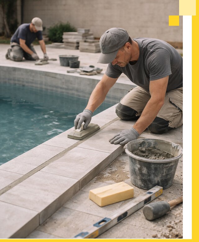 Отделка бассейнов в Люберцах: декоративная отделка и гидроизоляция