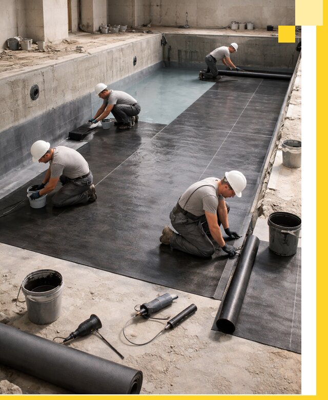 Профессиональная гидроизоляция бассейнов и чаш в Люберцах под ключ