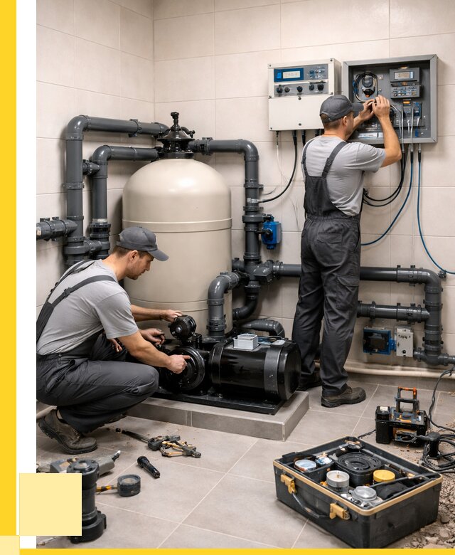 Монтаж оборудования для бассейнов в Люберцах от 42084 р. | ЭриданЛюб