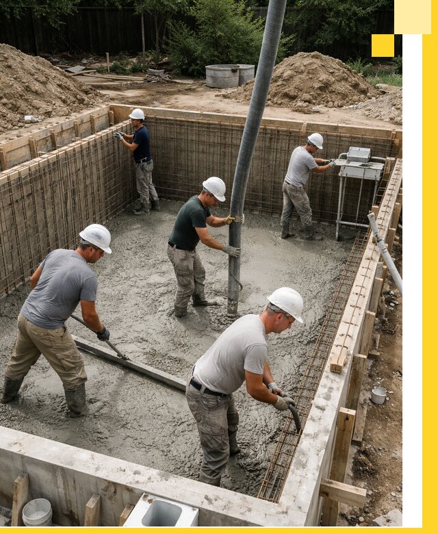 Строительство бетонных бассейнов под ключ в Люберцах