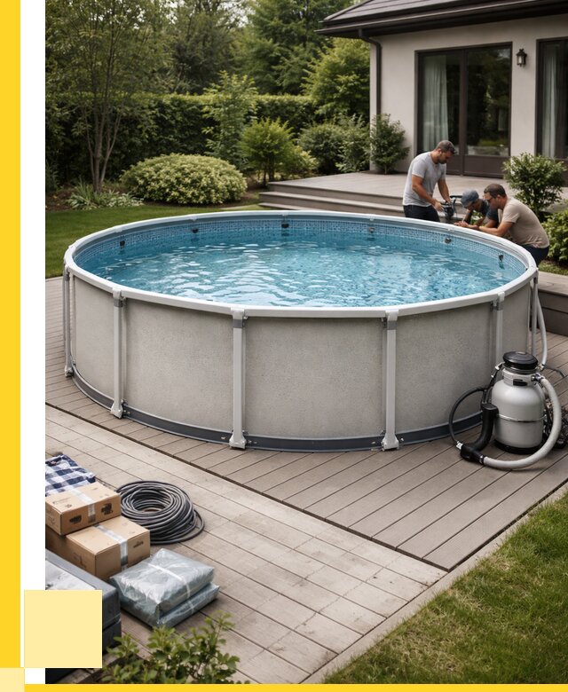 Купить каркасные бассейны в Люберцах от 47345 р. | ЭриданЛюб