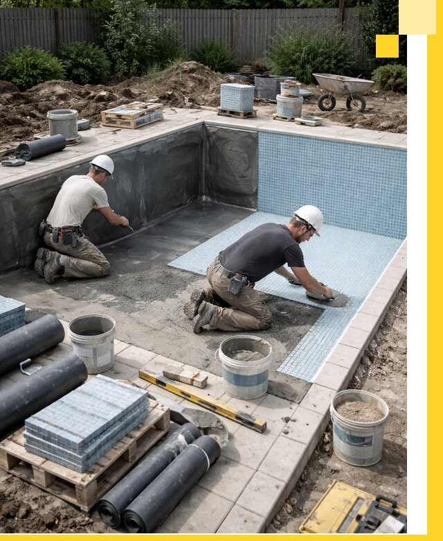 Проектирование и строительство стационарных бассейнов в Люберцах