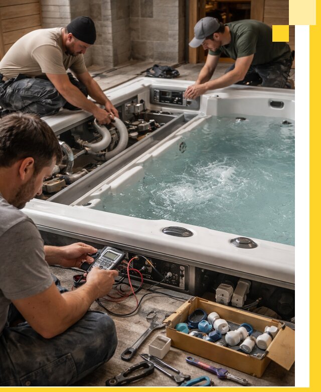 Гидромассажные бассейны под ключ в Люберцах, дизайн и монтаж