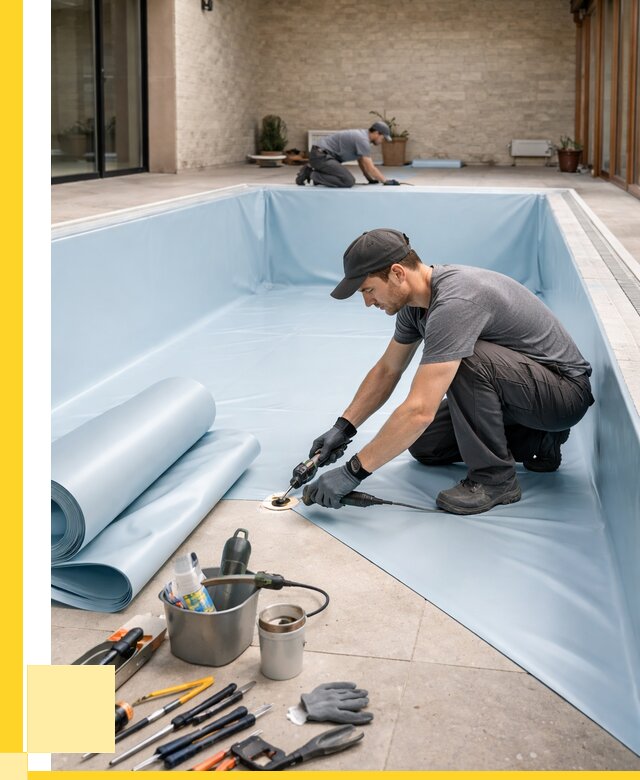 Пленка ПВХ для бассейнов в Люберцах от 2630 р. | ЭриданЛюб