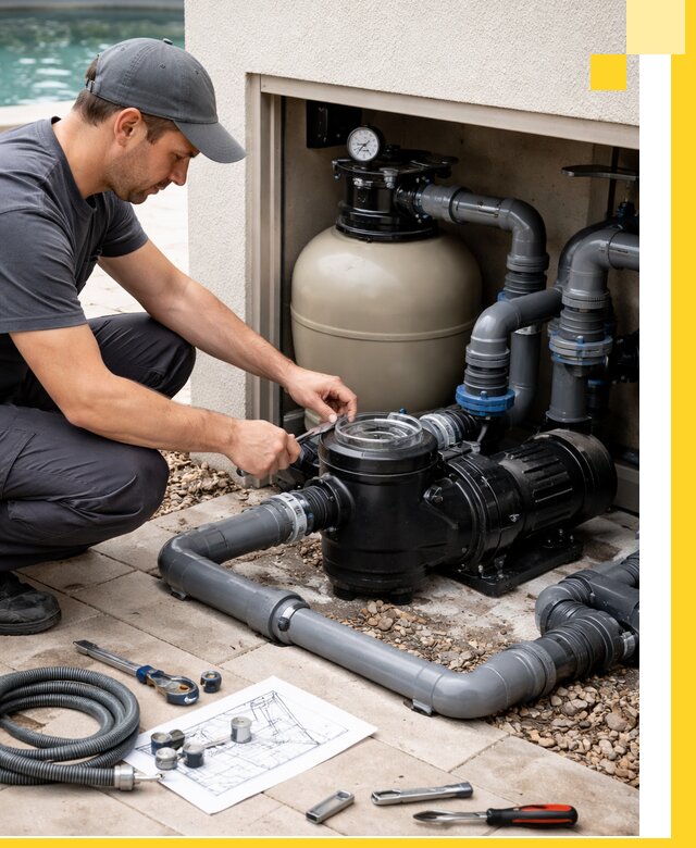 Поставка, монтаж и сервис насосов для бассейнов в Люберцах