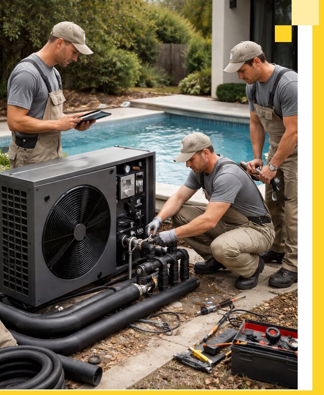 Проектирование и установка тепловых насосов для бассейнов в Люберцах