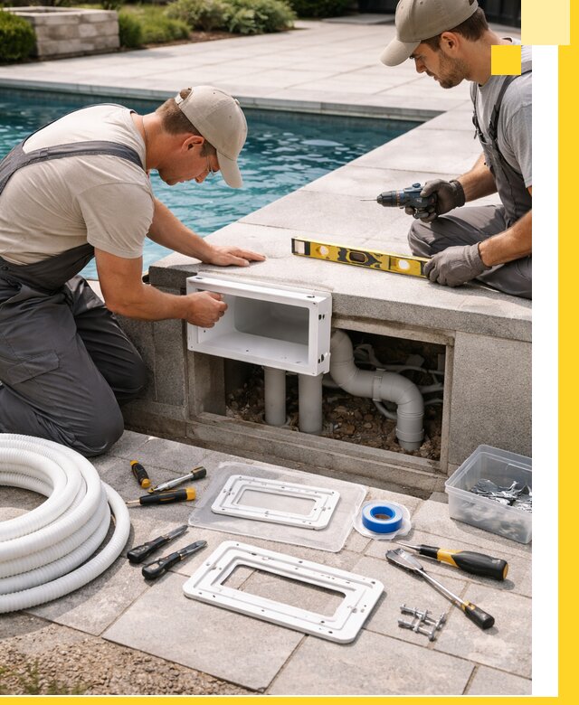 Поставка и установка скиммеров для бассейнов в Люберцах