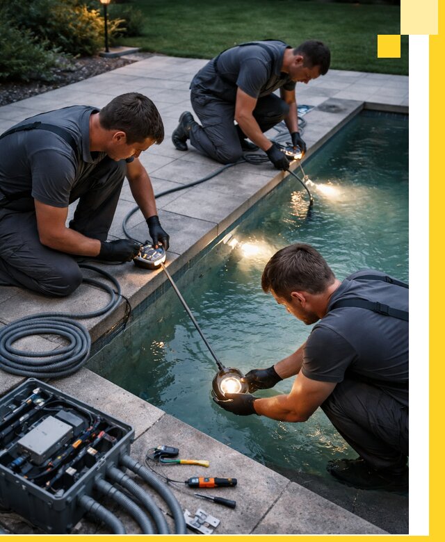 Профессиональное освещение бассейнов в Люберцах: дизайн и монтаж