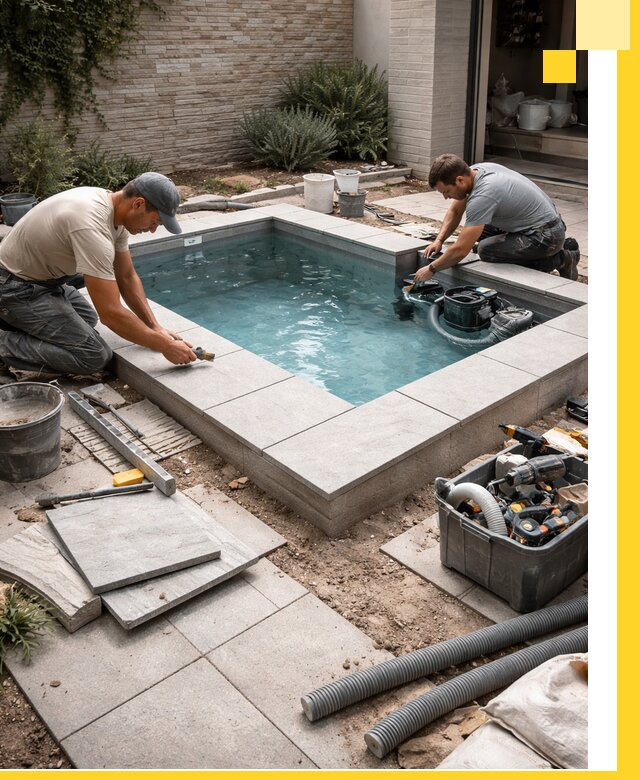 Мини бассейны под ключ в Люберцах, дизайн и установка