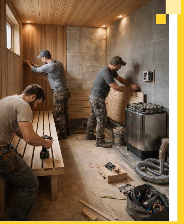 Сауны под ключ в Люберцах, проектирование, строительство, отделка