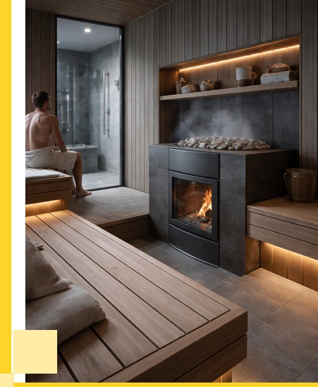 Проект сауны в частном доме в Люберцах от 36824 р. | ЭриданЛюб