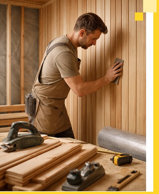 Профессиональная отделка саун и парных под ключ в Люберцах