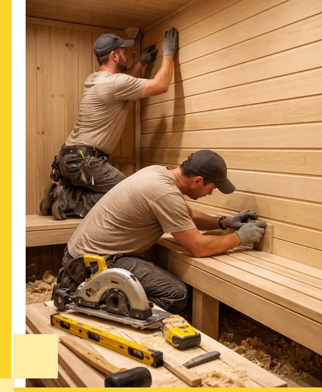 Обшивка саун вагонкой в Люберцах от 2630 р. | ЭриданЛюб