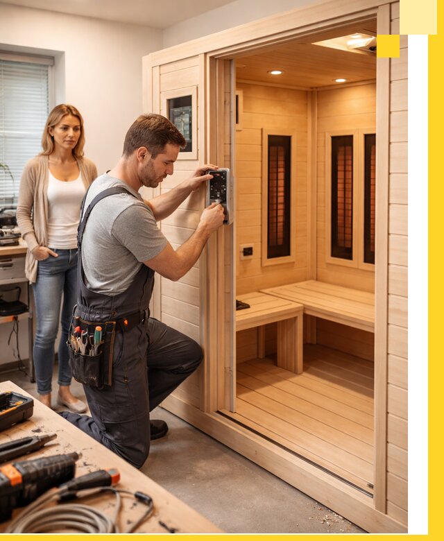 Инфракрасные сауны под ключ в Люберцах продажа и установка