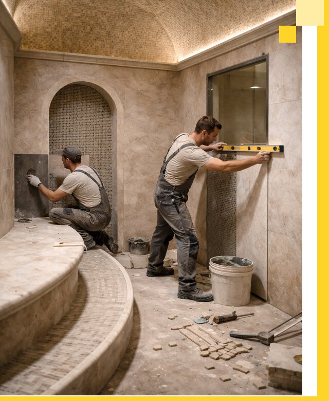 Проектирование и строительство саун с хамамом под ключ в Люберцах