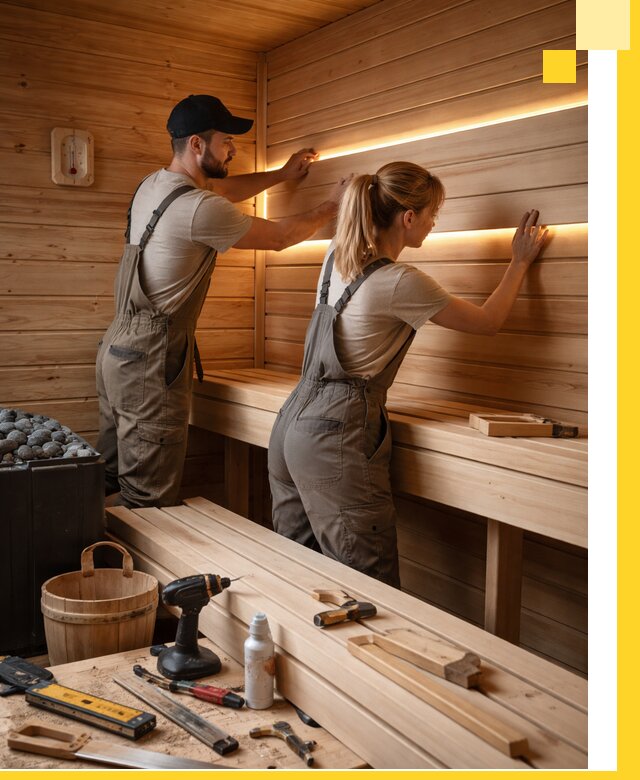 Дизайн саун и бань под ключ с индивидуальным проектом в Люберцах