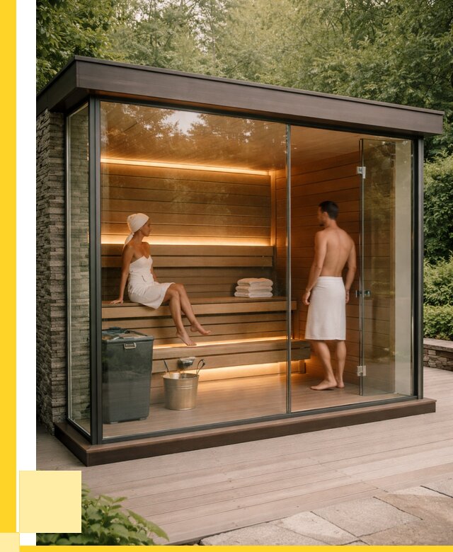 Сауна стеклянная и двери для сауны в Люберцах от 263025 р. | ЭриданЛюб