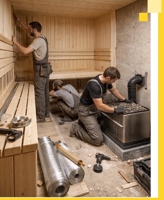 Индивидуальные сауны на заказ в Люберцах под ключ, проект и монтаж