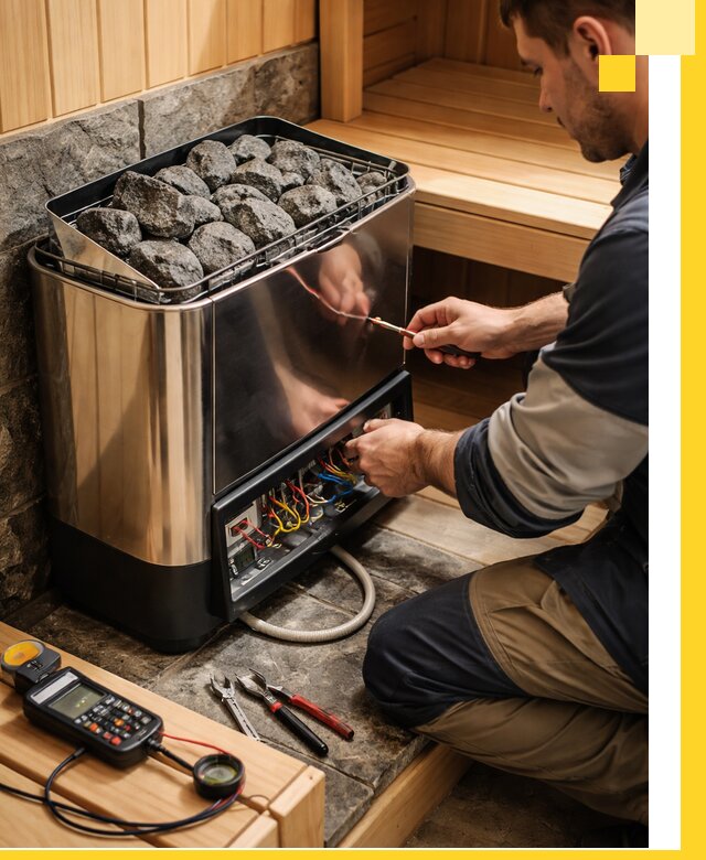 Продажа и установка электрокаменок для саун в Люберцах