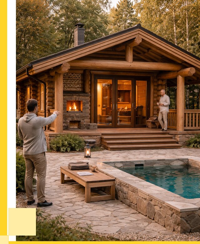 Проекты бань и хамам в Люберцах от 26303 р. | ЭриданЛюб