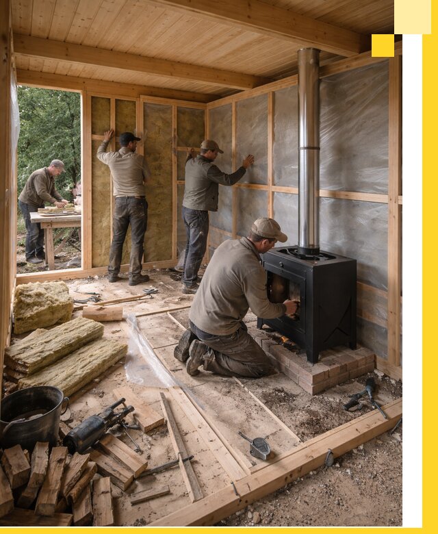 Профессиональный монтаж бань под ключ в Люберцах для дома